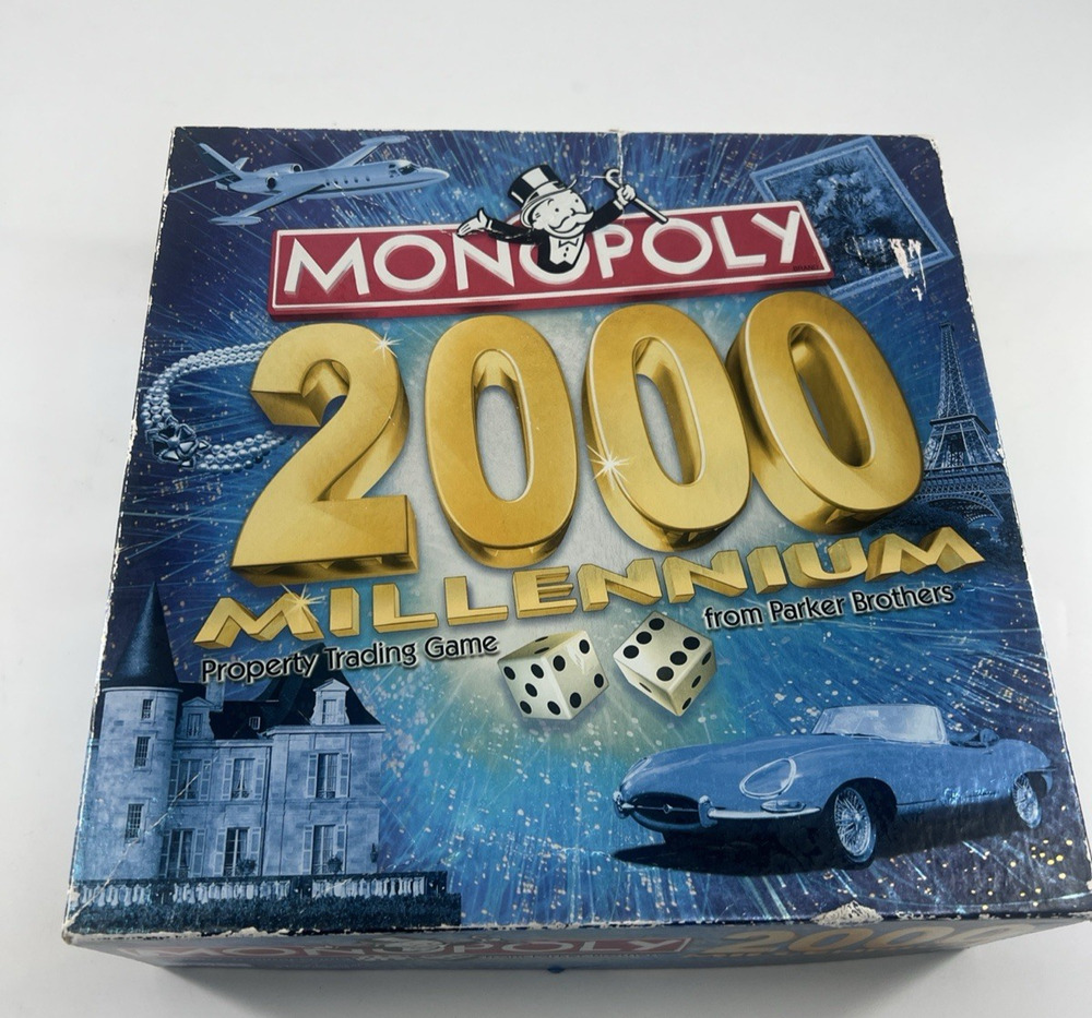 2000 Monopoly Millennium Edition Family Game Night Gamer Collectible